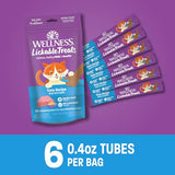 Wellness Lickable Tuna Cat Treats, 2.5 oz. (6 Pack)