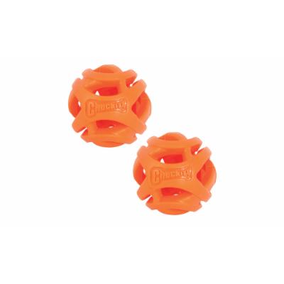 Chuckit! Breathe Right Fetch Orange Dog Ball Toy, Medium