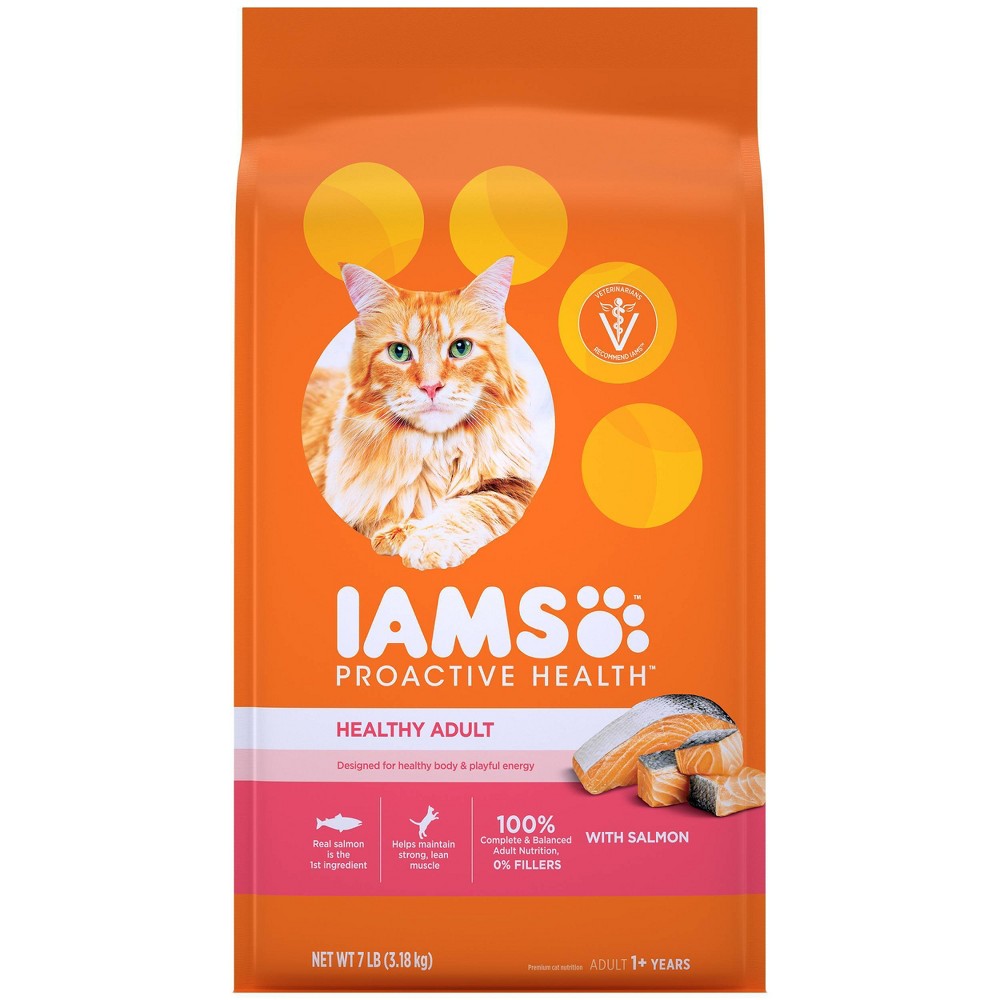 Iams ProActive Health Salmon Dry Cat Food, 7 lbs.