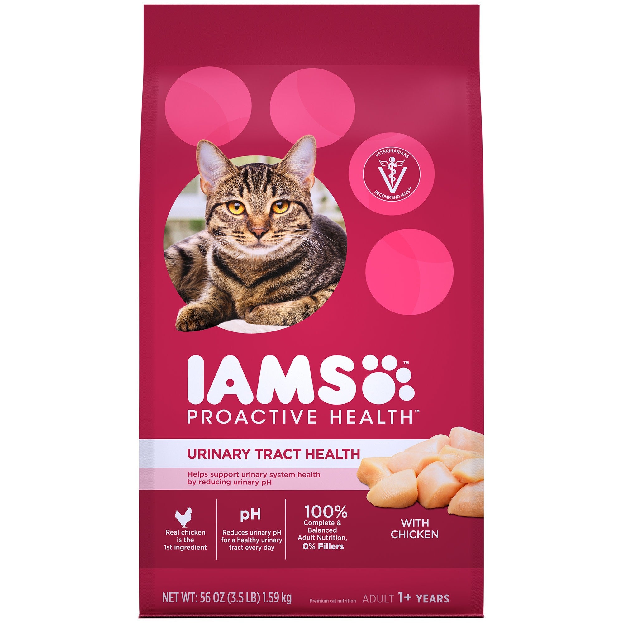 Iams Urinary Tract Health Chicken Dry Cat Food, 3.5 lbs.