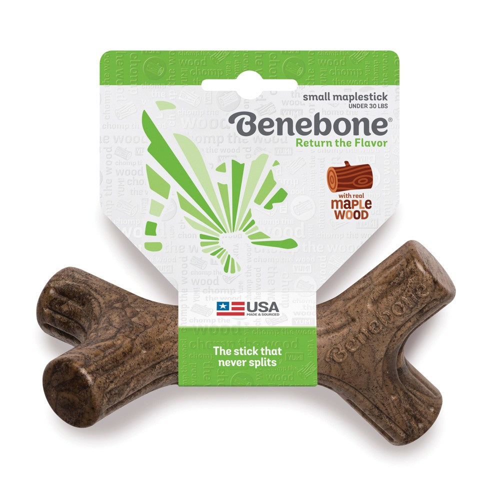 Benebone Maplestick Durable Dog Chew Toy, Small
