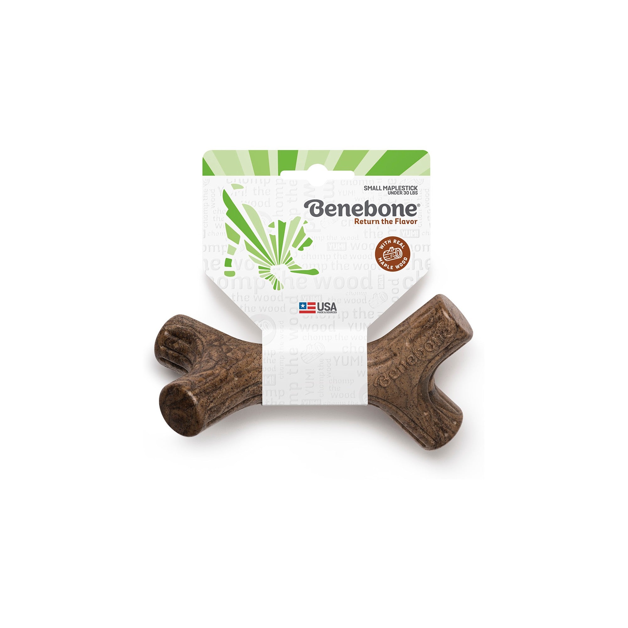 Benebone Maplestick Durable Dog Chew Toy, Small