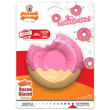 Nylabone Bacon Glazed Donut Chew Toy, Large (1 Count)