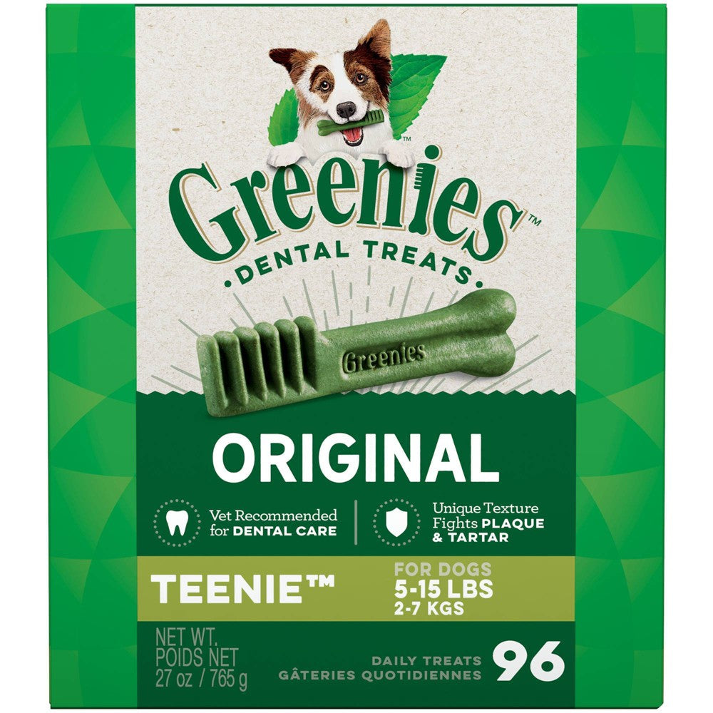 Greenies Teenie Size Original Chicken Flavor Dental Dog Treats, 27 oz.