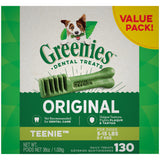 Greenies Teenie Size Natural Dental Dog Treats, 36 oz. (130 Count)