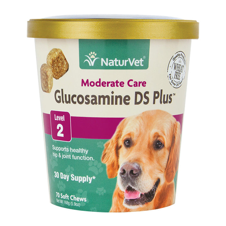 Naturvet Glucosamine Ds Plus Hip & Joint Chews, 70 Ct Cat