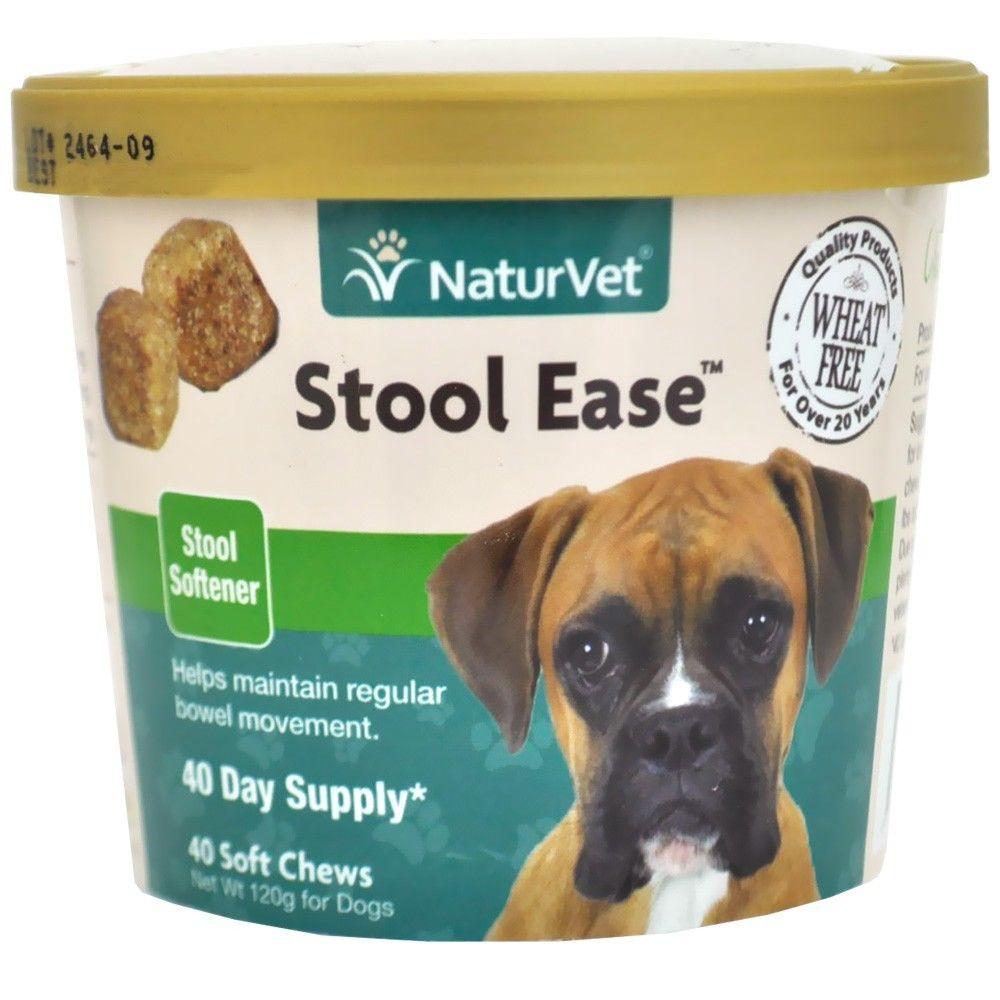 NaturVet Stool Ease Soft Chews for Dogs, 40 Count
