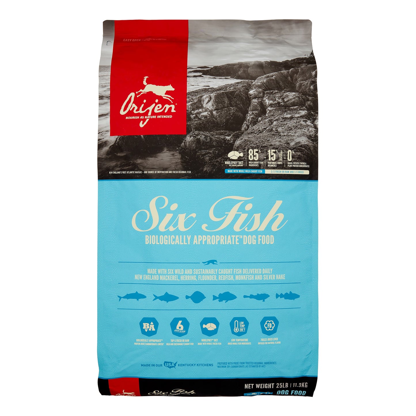 Orijen Six Fish Dry Dog Food, 23.5 lbs.