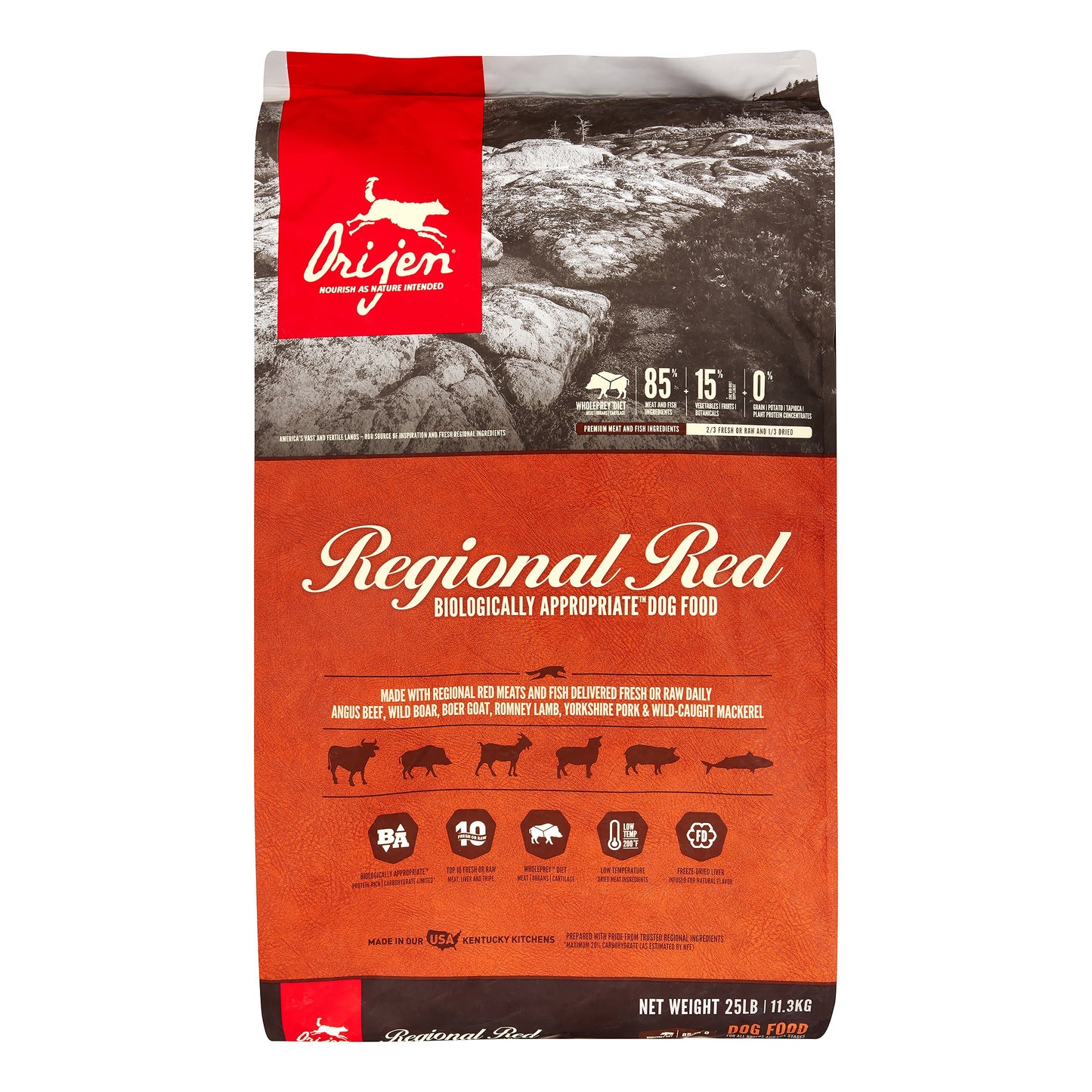 Orijen Regional Red Dry Dog Food, 13 lbs.