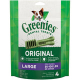 Greenies Large Size Original Natural Dental Dog Treats, 6 oz. (4 Count)