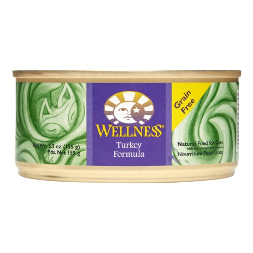 Wellness Turkey Wet Cat Food, 5.5 oz.