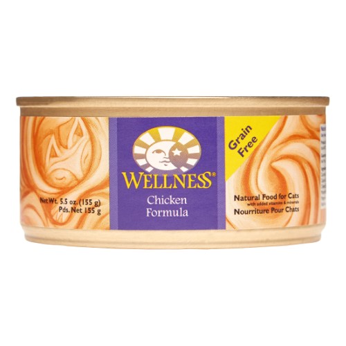 Wellness Chicken Pate Wet Cat Food, 5.5 oz.