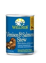 Wellness Venison & Salmon Stew with Potatoes & Carrots Canned Dog Food, 12.5 oz.