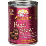 Wellness Beef Stew Grain-Free Canned Dog Food, 12.5 oz.