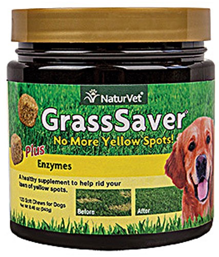 NaturVet GrassSaver Soft Chews for Dogs, 120 Count