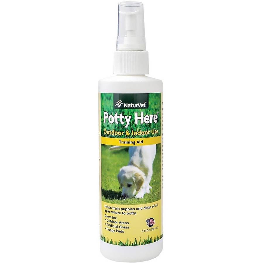 NaturVet Potty Here Training Aid Spray for Dogs & Cats, 8 oz.