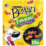Purina Beggin' Strips Fun Size Original with Real Bacon Flavor Small Dog Treats, 25 oz.