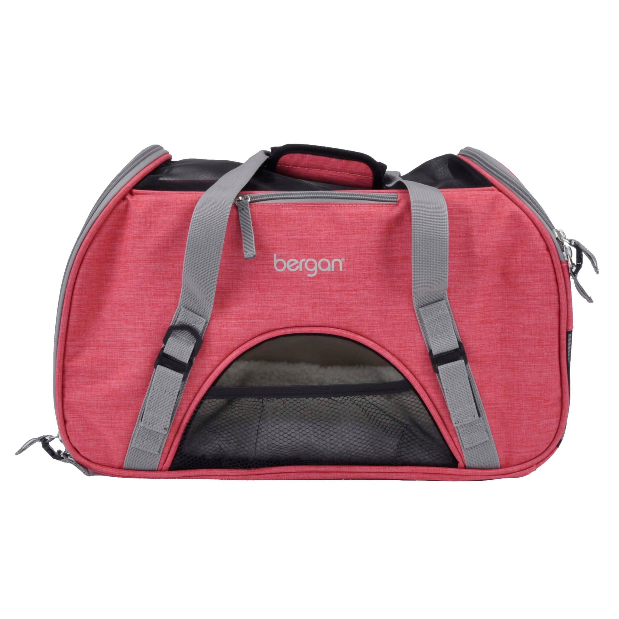 Bergan Comfort Pet Carrier Heather Berry, 19 x 10 x 13 in.
