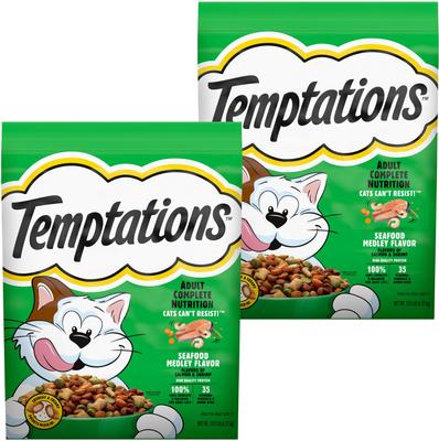 Temptations MixUps Seafood Medley Flavor Dry Cat Food 3.1lb Bag