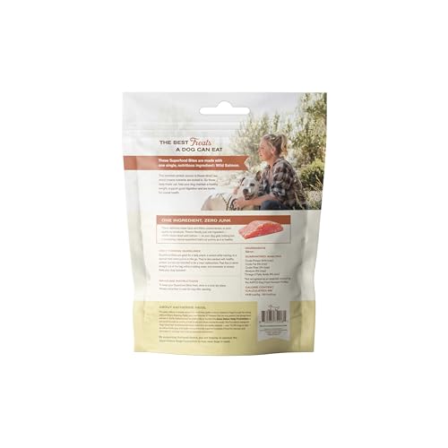 Badlands Ranch Superfood Bites Salmon Dog Treats, 4-oz Pack Of 1