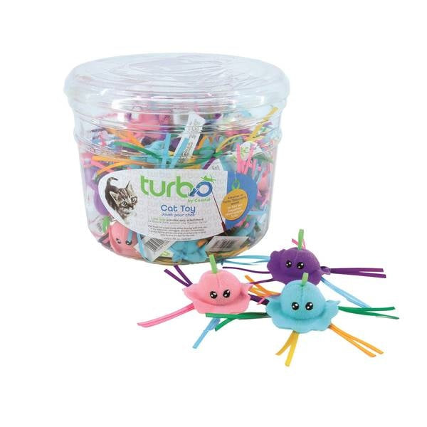 Turbo Jellyfish with Ribbons & Loop Cat Toy