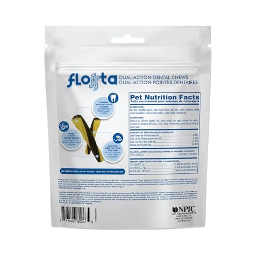 N-Bone Flossta Mint Dental Chews for Dogs, 12 oz.