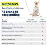 PetSafe Easy Walk Comfort No-Pull Dog Harness, Black (Medium/Large)