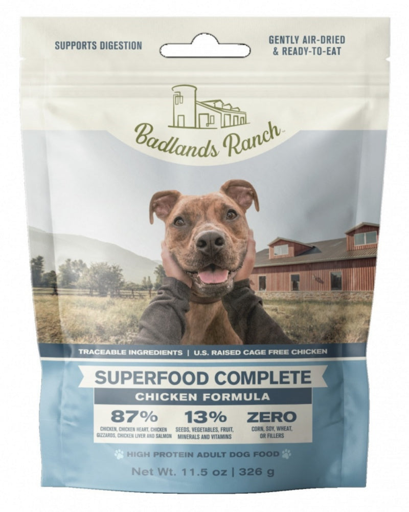 Badlands Ranch Superfood Complete Chicken Dog Food 64-oz
