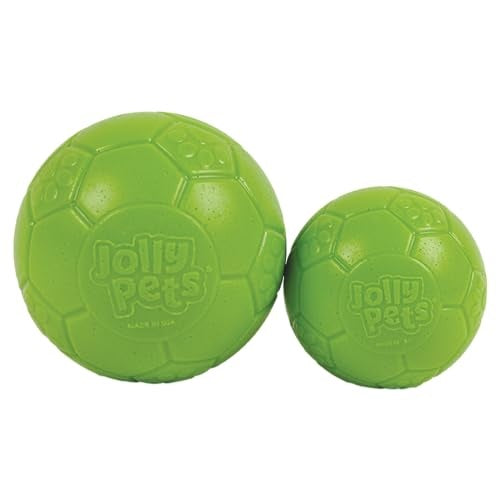 Jolly Pets Jolly Soccer Ball Green Apple Dog Toy, 3 in.