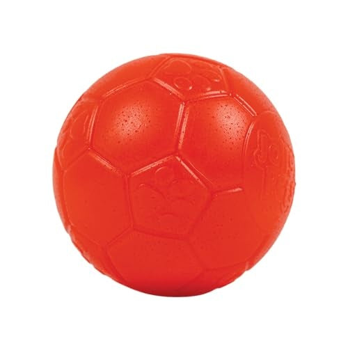 Jolly Pets Jolly Soccer Ball Orange Dog Toy, 4 in.