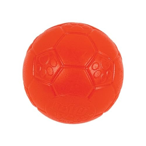 Jolly Pets Jolly Soccer Ball Orange Dog Toy, 4 in.