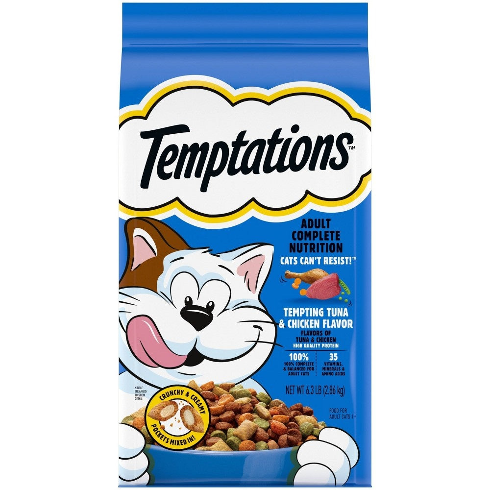 Temptations Blend Tuna & Chicken Flavor Dry Cat Food 6.3lb