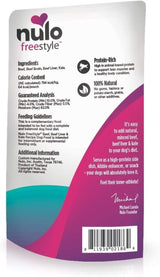 Nulo FreeStyle Beef, Beef Liver & Kale in Broth Dog Food Topper, 2.8 oz