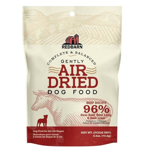 Redbarn Air-Dried Beef Recipe Dog Food, 2.5 oz.