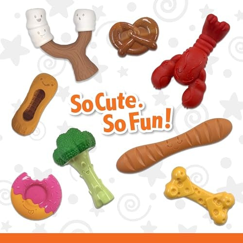 Nylabone Strong Chew Marshmallow Stick Dog Chew Toy Marshmallow & Peanut Butter Flavor, Large (1 Count)