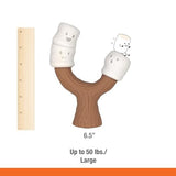 Nylabone Strong Chew Marshmallow Stick Dog Chew Toy Marshmallow & Peanut Butter Flavor, Large (1 Count)