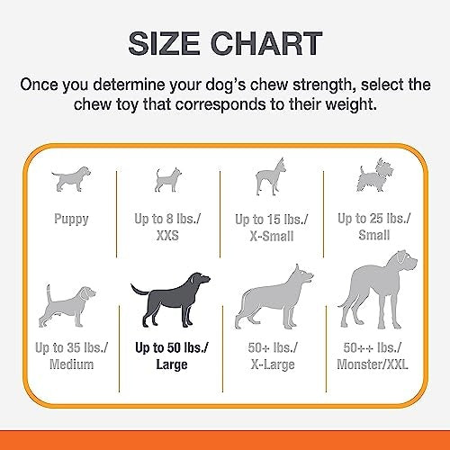 Nylabone Strong Chew Marshmallow Stick Dog Chew Toy Marshmallow & Peanut Butter Flavor, Large (1 Count)