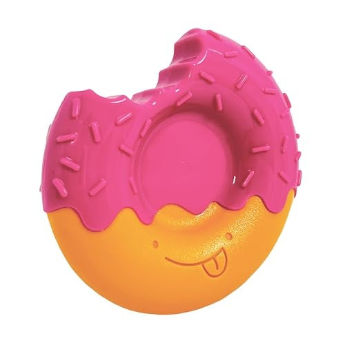 Nylabone Bacon Glazed Donut Chew Toy, Medium (1 Count)