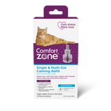 Comfort Zone & Multi-Cat Calming Diffuser Kit Refill Cat Pheromone 1 Refill-48Ml