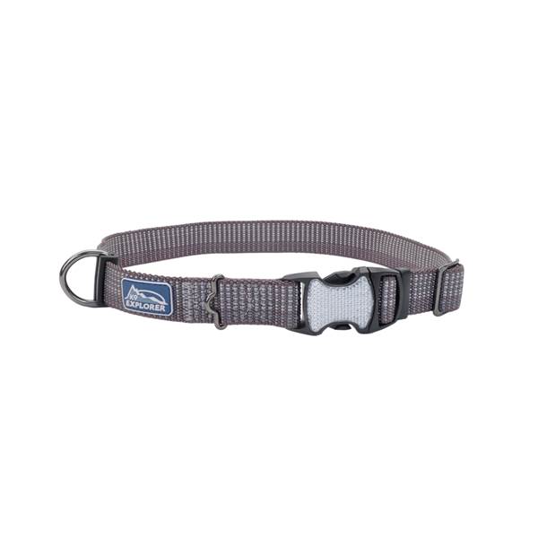 K9 Explorer Brights Mountain Reflective Adjustable Dog Collar, Large