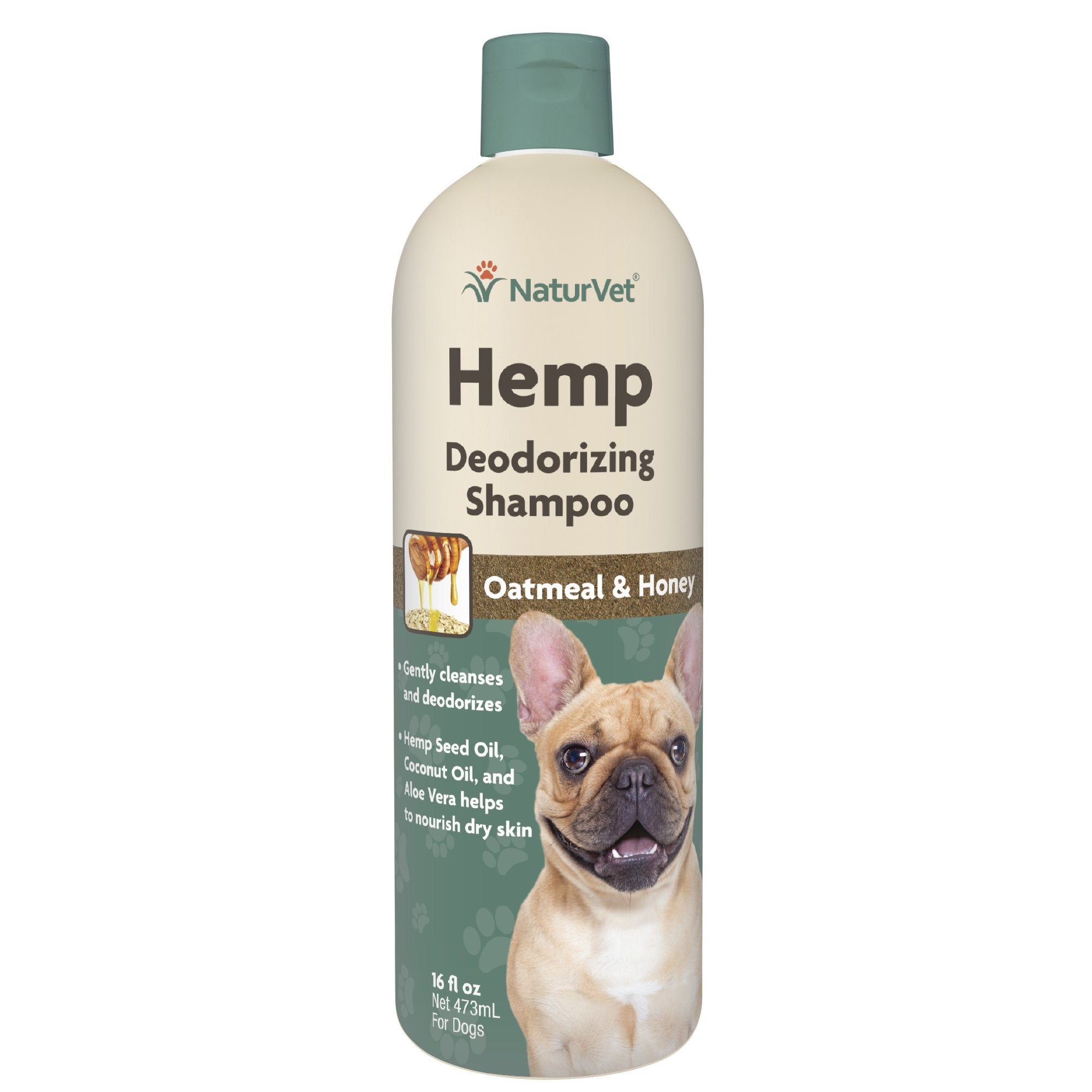 NaturVet Hemp Deodorizing Dog Shampoo, 16 oz.