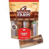 Natural Farm Smoked Beef Marrow Bone Dog Treat, 5-6 in.