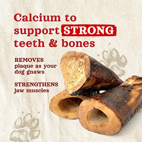 Natural Farm Smoked Beef Marrow Bone Dog Treat, 5-6 in.