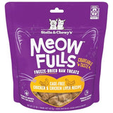 Stella & Chewy's Meowfulls Chicken & Chicken Liver Freeze-Dried Cat Treats, 1.5 oz.