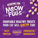 Stella & Chewy's Meowfulls Chicken & Chicken Liver Freeze-Dried Cat Treats, 1.5 oz.