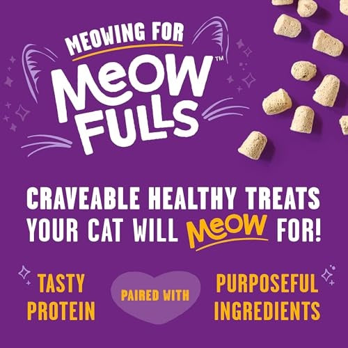 Stella & Chewy's Meowfulls Chicken & Chicken Liver Freeze-Dried Cat Treats, 1.5 oz.