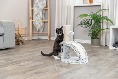 Trixie Winnie Cat Scratching Post with Hanging Toy, 17 in.