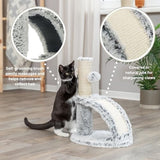 Trixie Winnie Cat Scratching Post with Hanging Toy, 17 in.