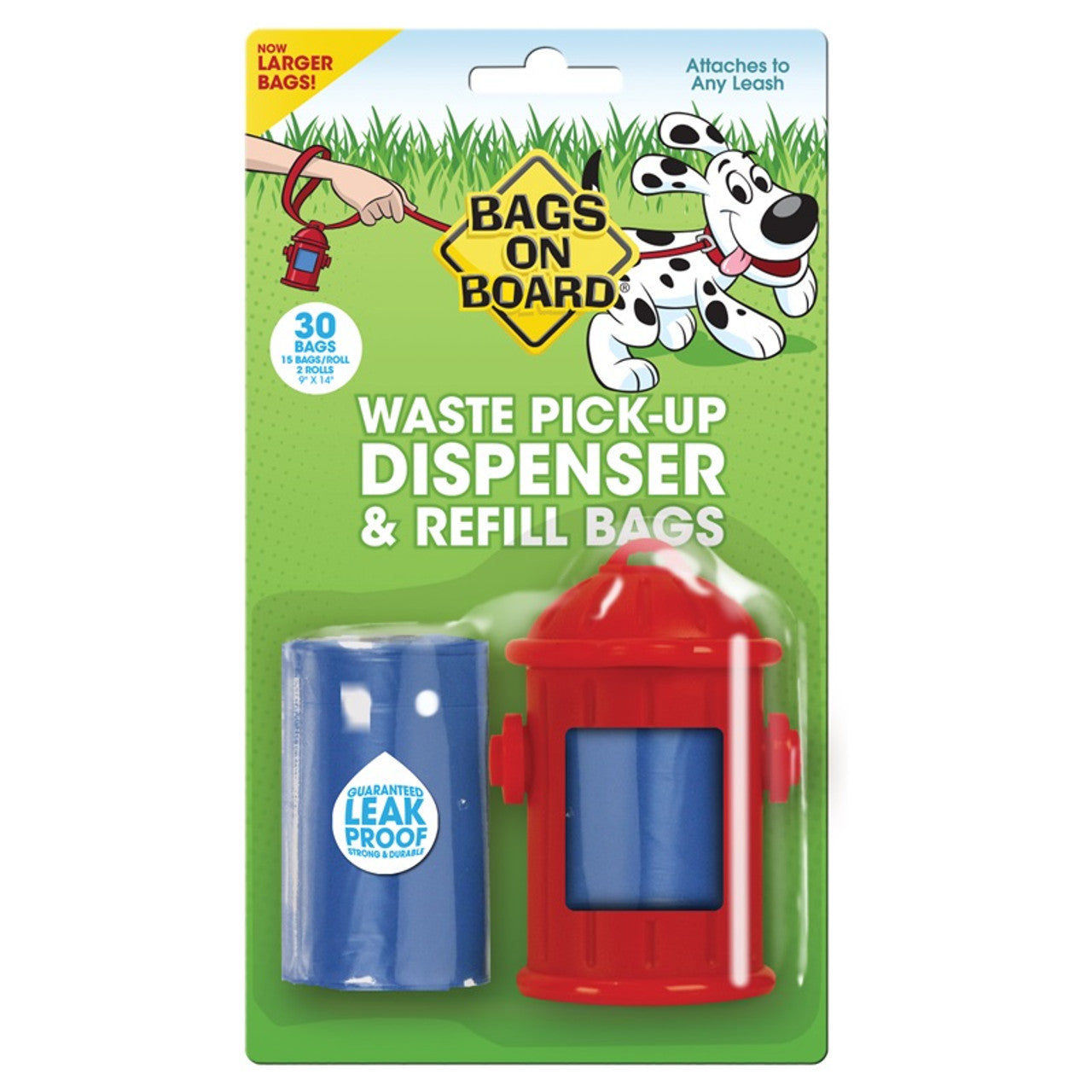 Bags on Board Fire Hydrant Waste Bag Dispenser (30 Count)