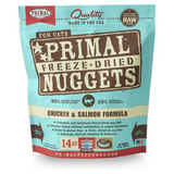 Primal Chicken & Salmon Formula Freeze-Dried Cat Food Nuggets, 14 oz.